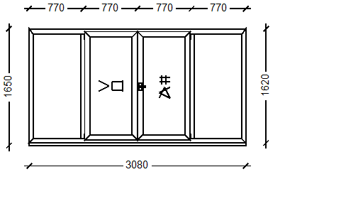 IVAPER GRAU 62: Дверь офисная, Ivaper 62 мм (В), Дверная фурнитура, 2100х1200, Белый, Белый